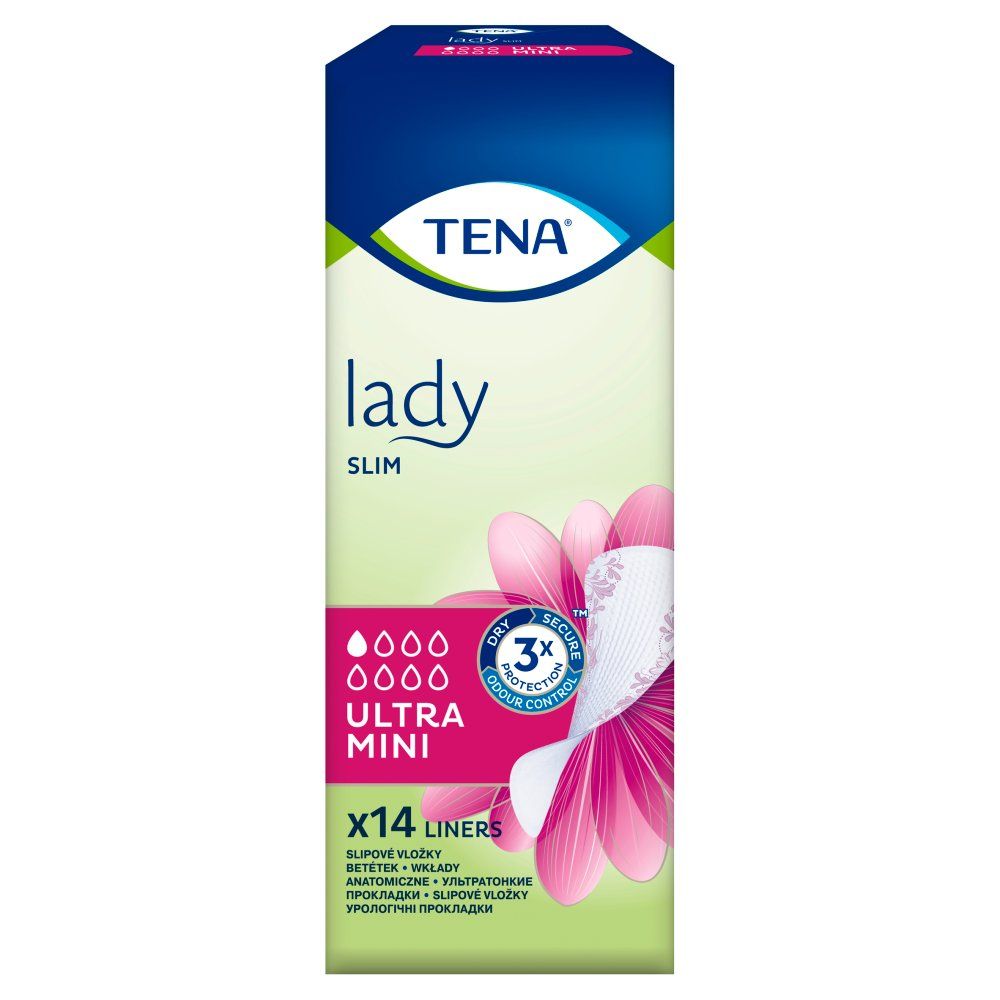 Wkładki anatomiczne TENA Lady Slim Ultra Mini 14szt.