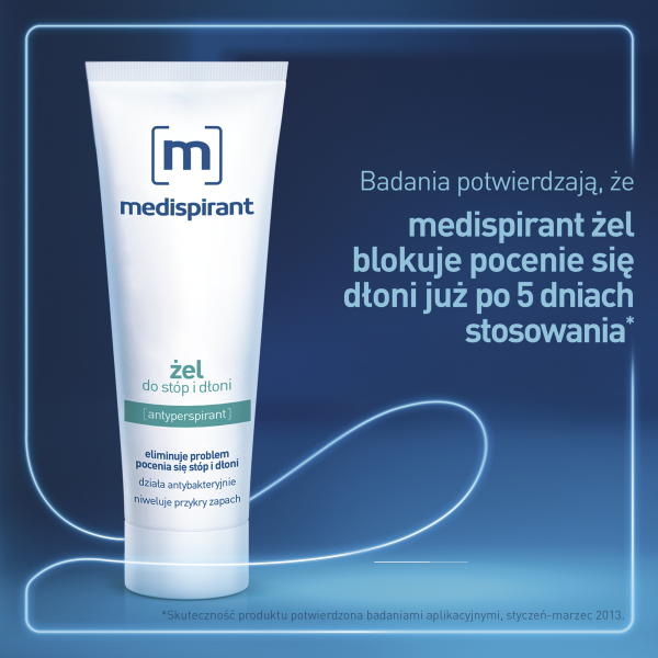 Medispirant Antyperspirant żel do stóp i dłoni 50 ml