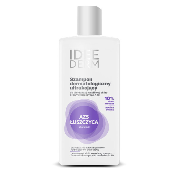Idee Derm Dermatologiczny Szampon ultrakojący na łuszczycę 300 ml