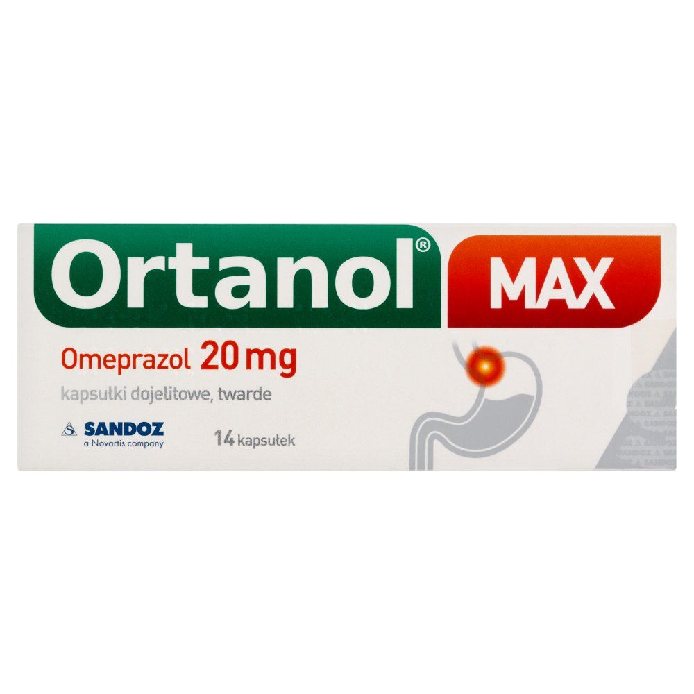 Ortanol Max 20mg x 14 kaps.