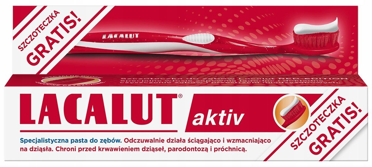 LACALUT AKTIV pasta + Szczoteczka