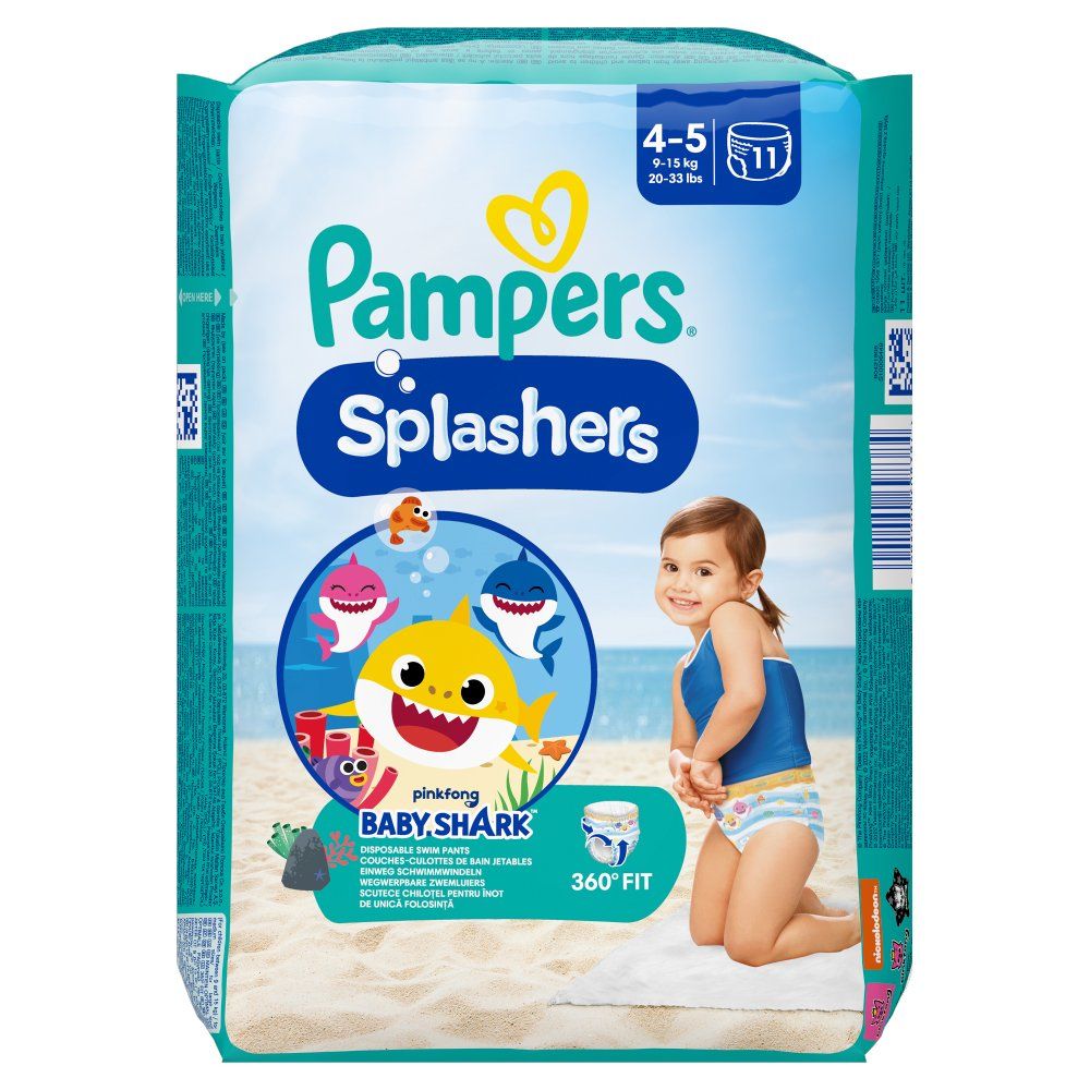 Pampers Splashers(do kąp.)(6-11kg) 12szt.