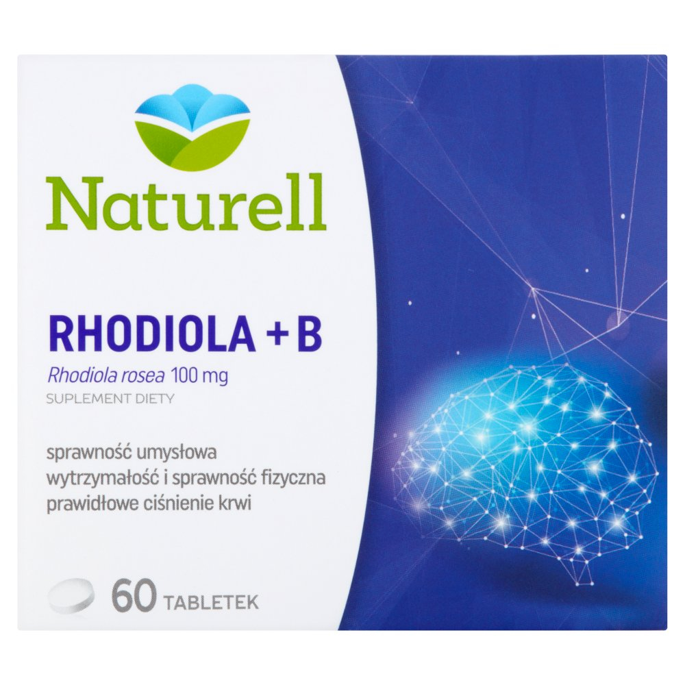 NATURELL Rhodiola + B tabl. 60 tabl.