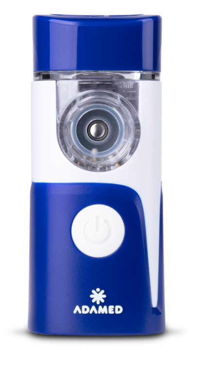 Adamed AeroGo – Nebulizator membranowo-siateczkowy z modułem MP3.