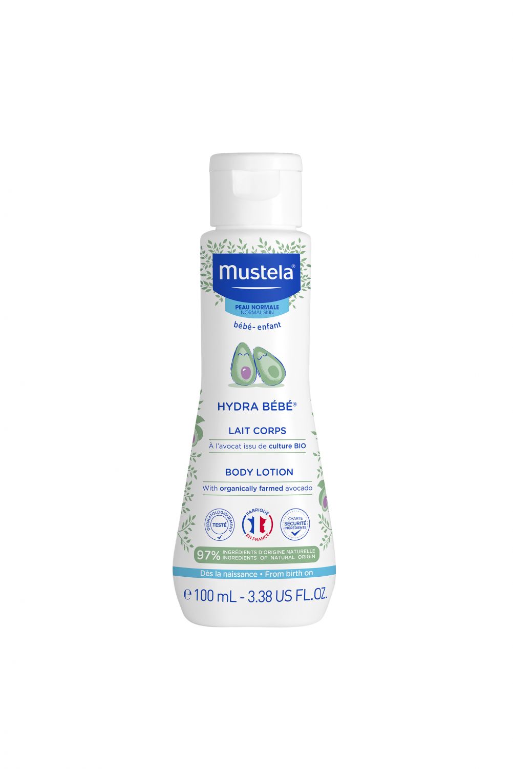 MUSTELA BEBE Mleczko Hydra do ciała z avocado TRAVEL 100ml