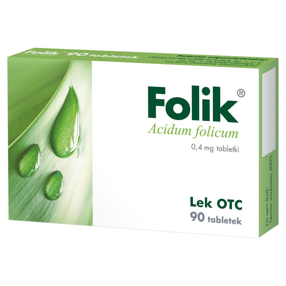 Folik 0,4mg x 90 tabl.