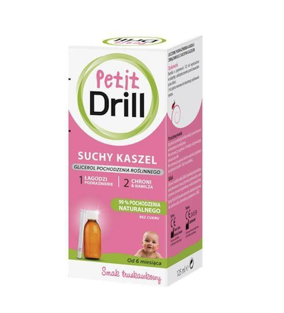 PetitDrill 125 ml – Syrop na Kaszel Suchy dla Niemowląt i Dzieci