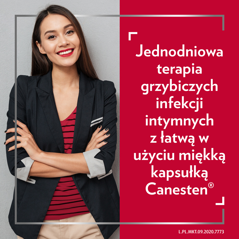 CANESTEN 1 kapsułka dopochwowa z aplikatorem