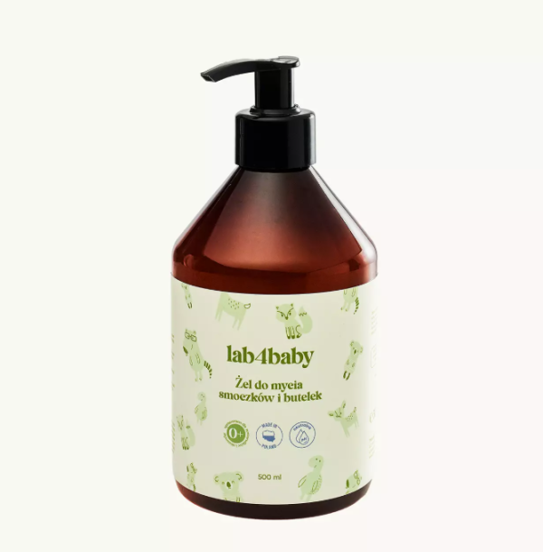 LAB4BABY Żel do mycia smoczków i butelek 500 ml