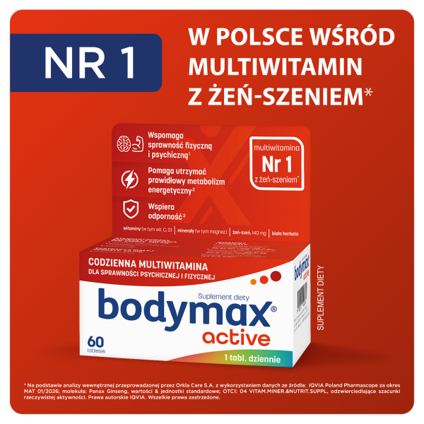 Bodymax® Active 60 tabletek