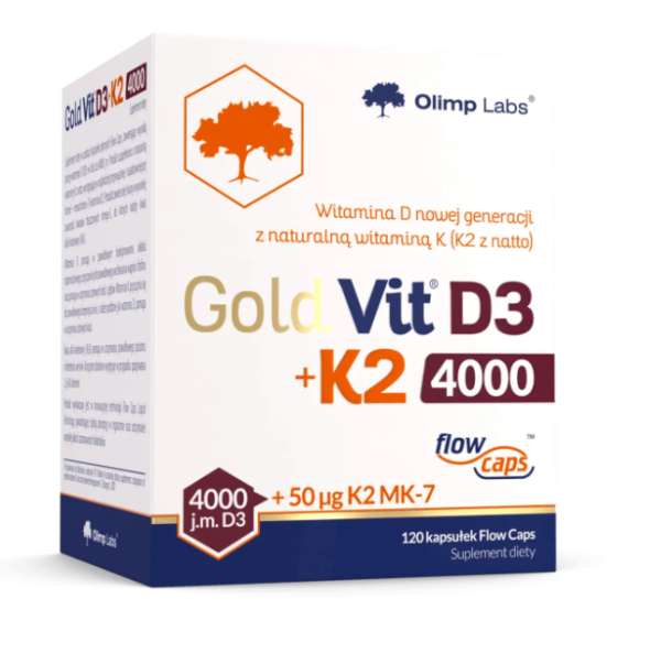 Olimp Gold-Vit D3 + K2 4000  120 kapsułek