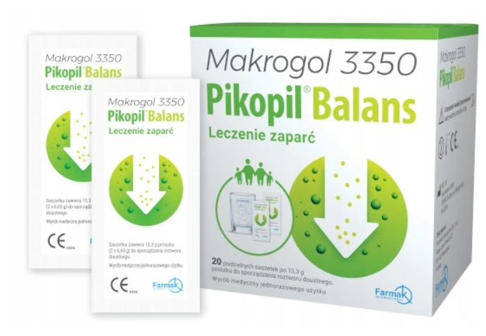 Makrogol 3350 Pikopil Balans na zaparcia 20 saszatek