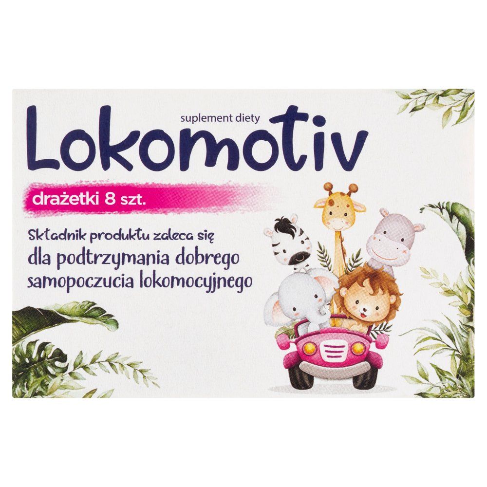 Lokomotiv x 8 drażetek