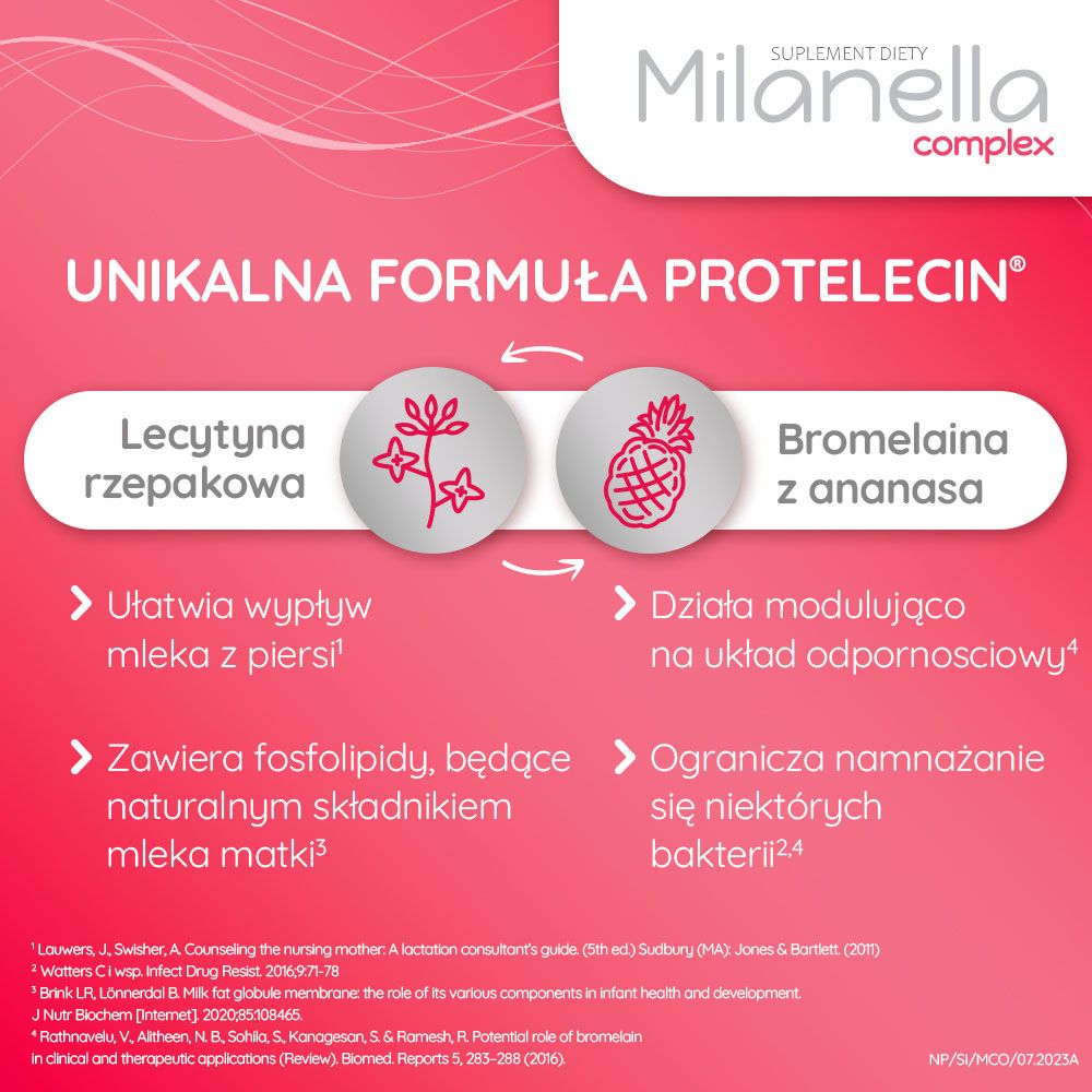 Milanella Complex - wsparcie laktacji 30 kapsułek