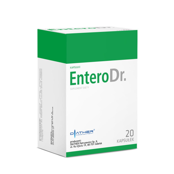 Diather EnteroDr probiotyk wyselekcjonowane szczepy 20 kapsułek
