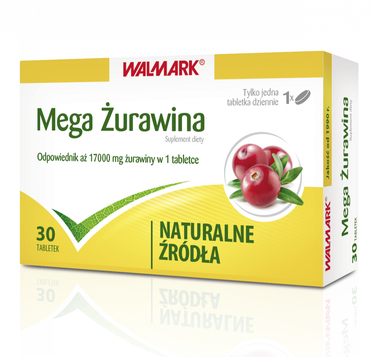 Mega Żurawina 30 tabletek