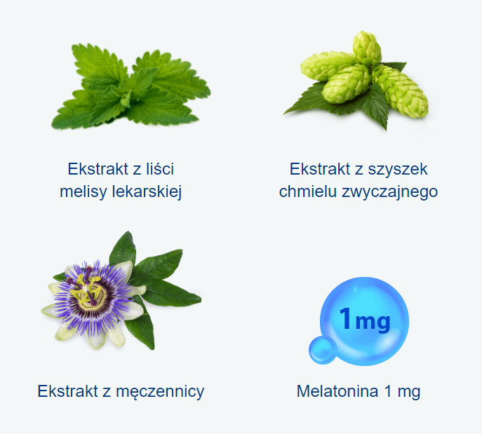 NervoCalm Sen z Melatoniną i Melisą - 10 tabl.