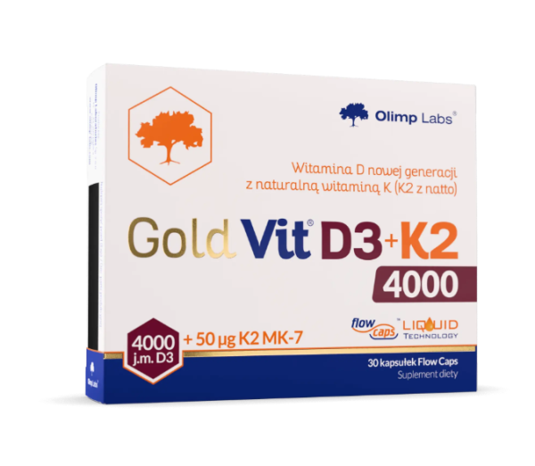 Olimp Gold-Vit D3+K2 4000  60 Kapsułek