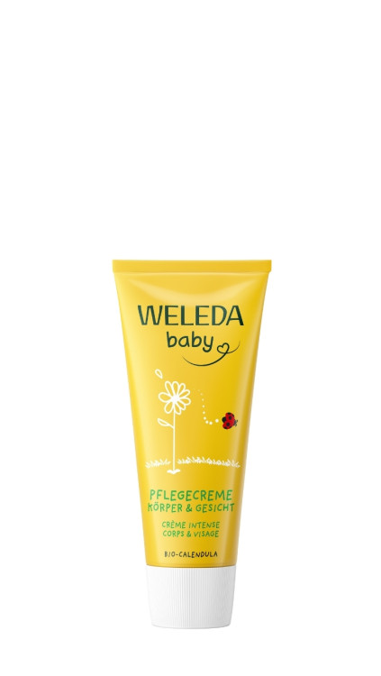 WELEDA Calendula Krem do twarzy i ciala z nagietkiem dla niemowląt 75ml