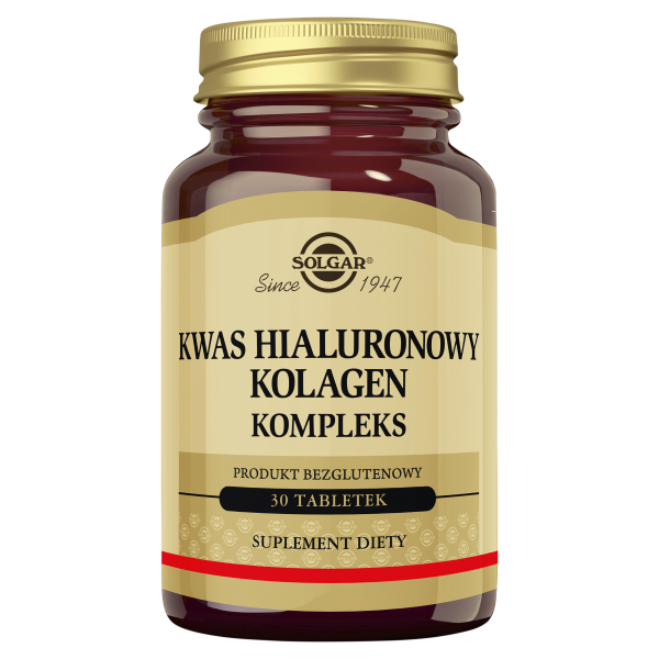 Solgar Kwas hialuronowy kolagen kompleks 30 sztuk