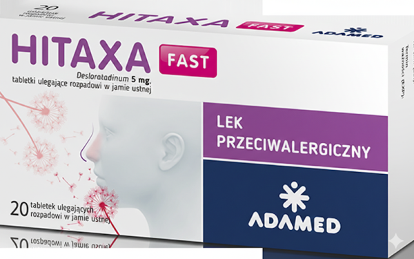 Hitaxa Fast tabletka ulegająca rozpadowi w jamie ustnej 5mg 20 tabletek