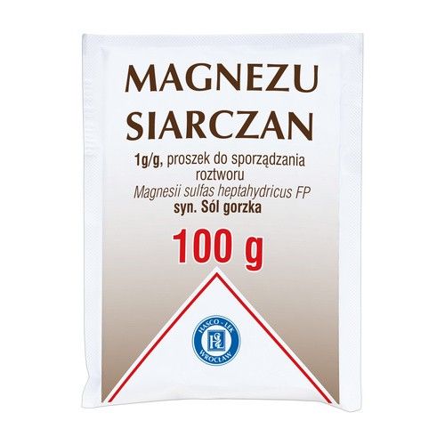 Magnezu siarczan prosz.dosp.roztw. 100g