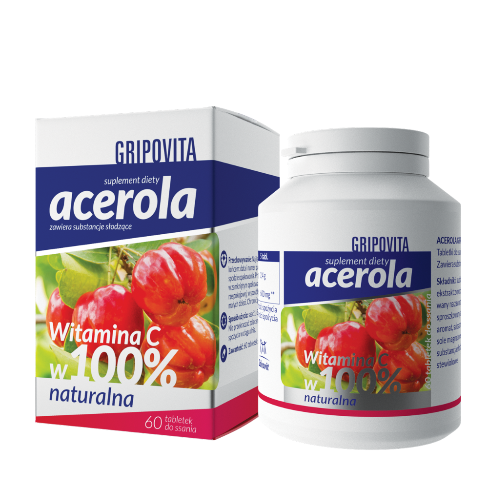 Zdrovit Acerola Gripovita 60 tabl.do ssan
