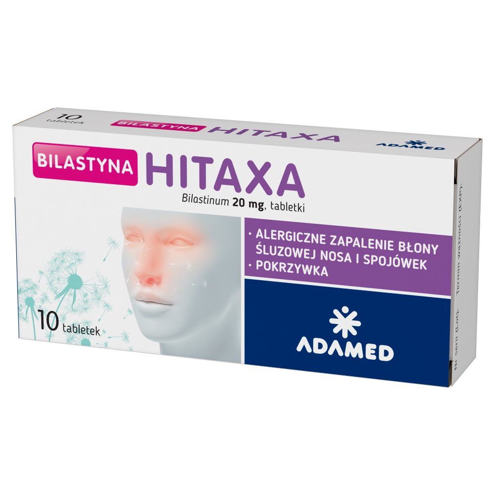 Bilastyna Hitaxa tabl. 20 mg 10 tabl.