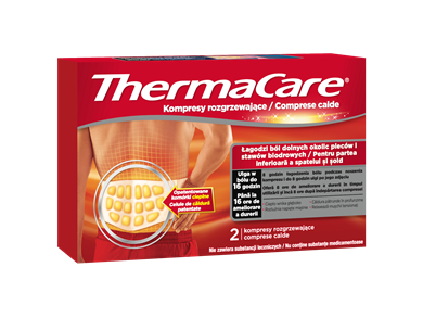 Kompresy ThermaCare rozgrzewające na plecy