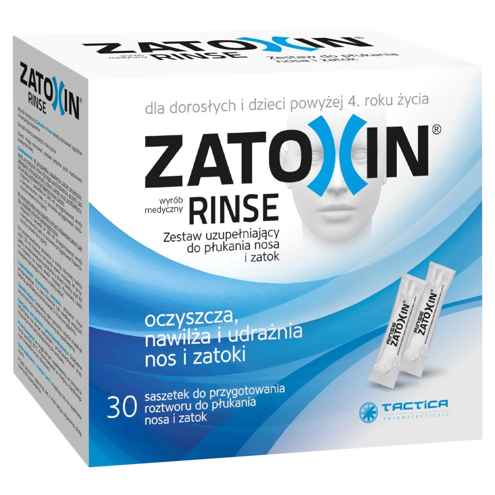 Zatoxin Rinse zestaw uzupełniający 30 saszetek