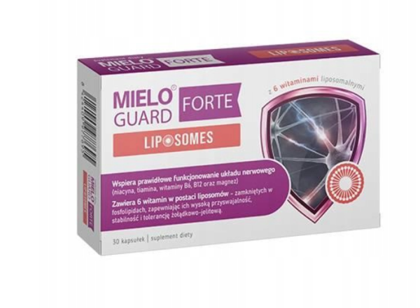 Mieloguard Forte Liposomes na układ nerwowy 30 kapsułek