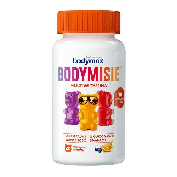 Bodymax Bodymisie multiwitamina  owocowa 60 sztuk