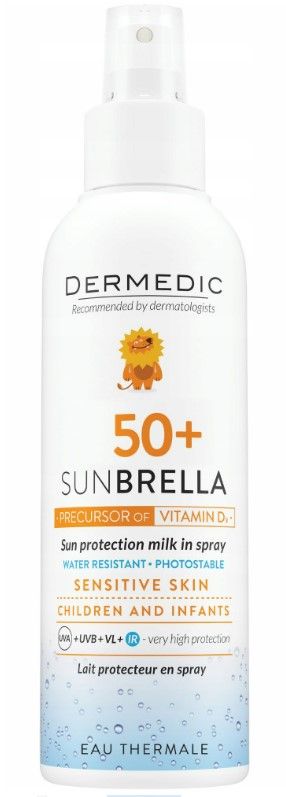 DERMEDIC SUNBRELLA BABY Mleczko SPF50+ Spray 150 ml