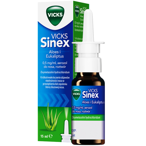Vicks Sinex Aloes i Eukaliptus aer.15ml