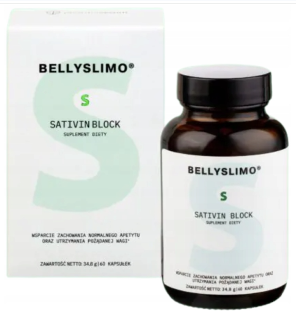 Bellyslimo Sativin Block kontrola wagi 60 kapsułek