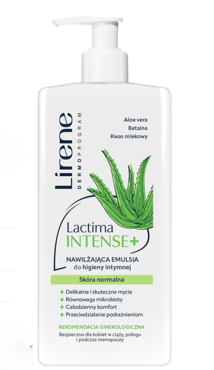 Lirene Lactima Intense+ Emulsja do higieny intymnej z Aloesem  300ml