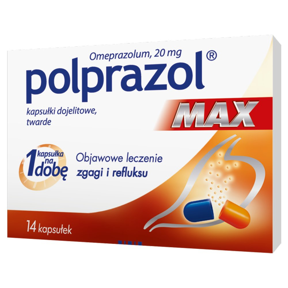 Polprazol Max 20mg x 14kaps.
