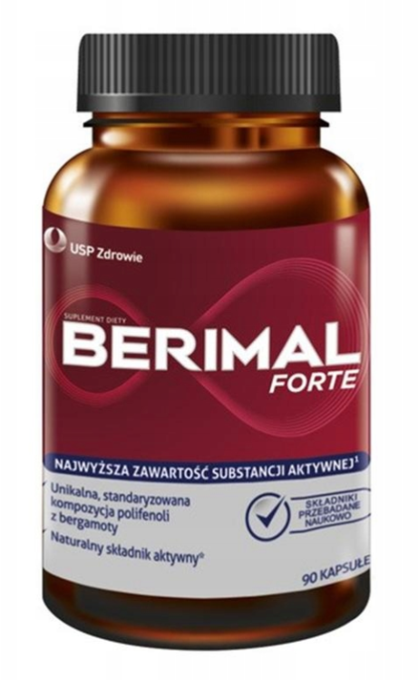 Berimal Forte na obniżenie cholesterolu 90 kapsułek