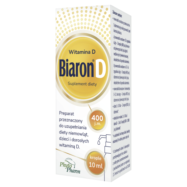 Biaron D 400 j.m. krople 10 ml