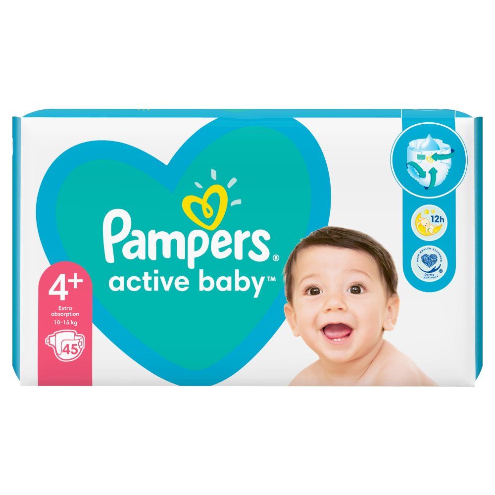 Pampers Maxi Plus 4 (9-16kg) 45szt.