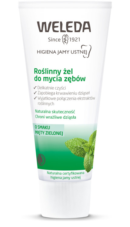 WELEDA Żel do mycia zębów roślinny 75ml
