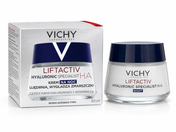 VICHY LIFTACTIV HYALURONIC SPECIALIST H.A. Krem przeciwzmarszczkowy na noc 50 ml