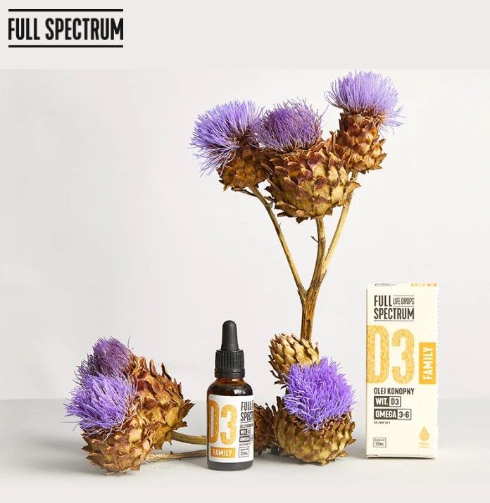 Olej konopny Full Spectrum Family D3 krople 30ml