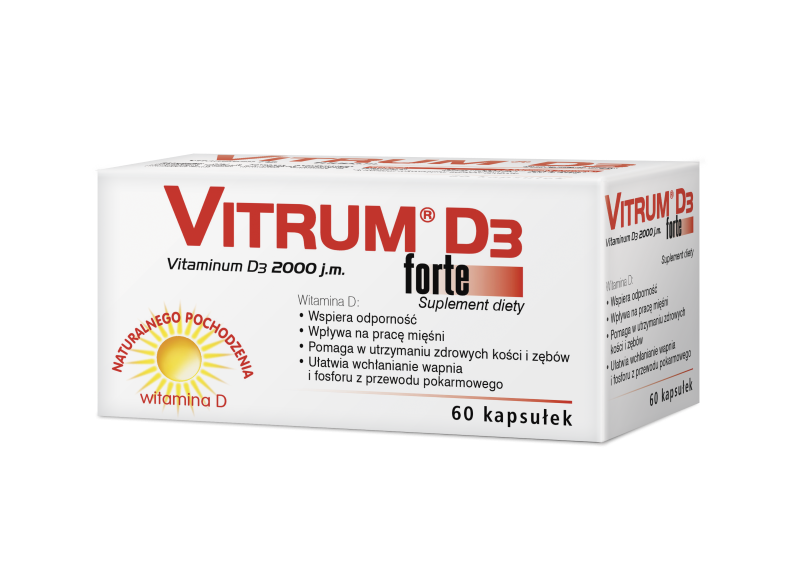 Vitrum D3 Forte - 60 kaps.