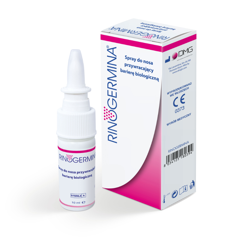 RINOGERMINA Spray do nosa 1zestaw (but.10ml+saszetki)
