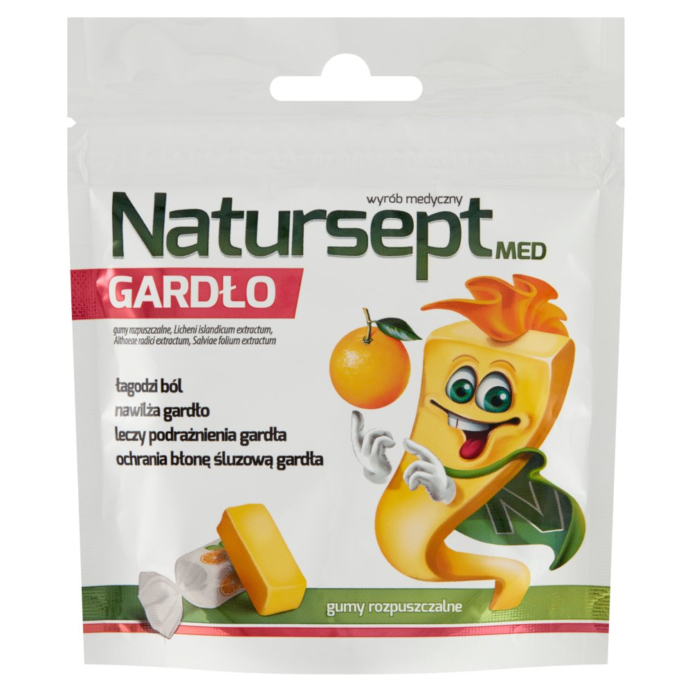NATURSEPT MED GARDŁO Gumy rozpuszczalne 9s