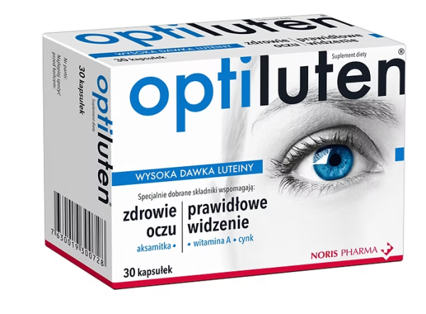 Optiluten prawidłowe widzenie  30 kapsułek