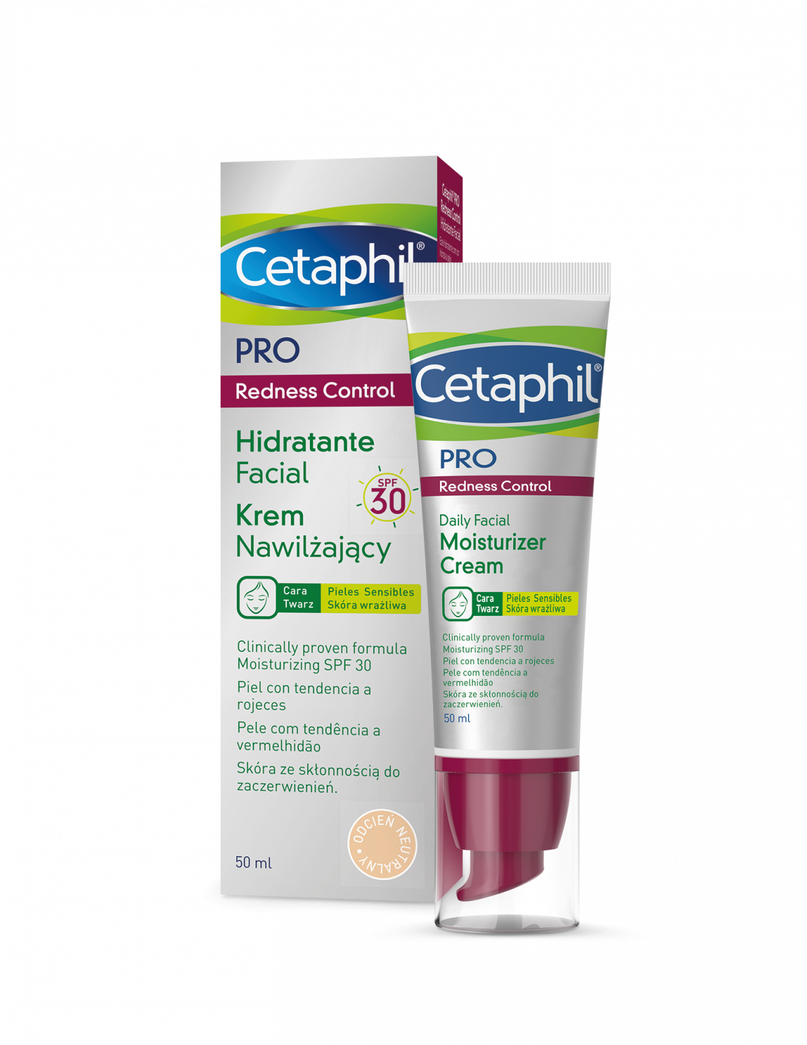 CETAPHIL PRO REDNESS CONTROL SPF 30 Krem nawilżający