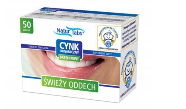 Cynk organiczny Naturtabs x 50 tabl.