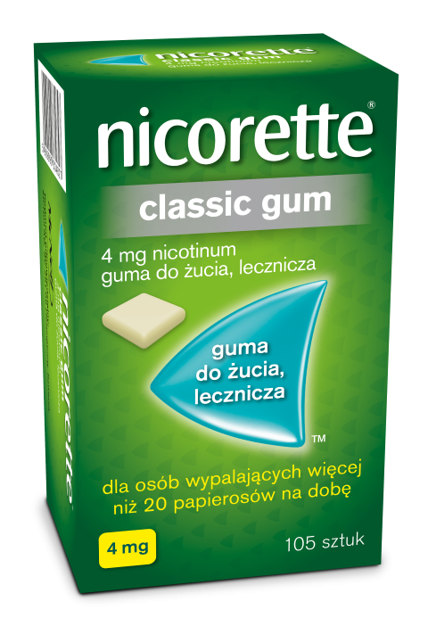 Nicorette Classic Gum 4mg x 105 gum
